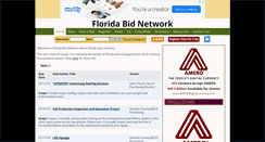 Desktop Screenshot of floridabids.net